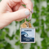 Porte-clés Surfeur Plage Surfing (main)