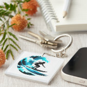 Porte-clés surfing (Devant Droit)