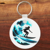 Porte-clés surfing (Recto)