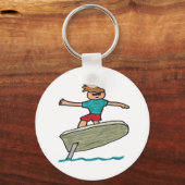 Porte-clés Surfing Efoil (Verso)