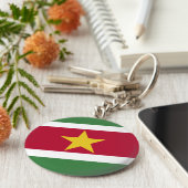 Porte-clés Suriname Flag (Côté)