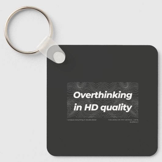 Porte-clés Surpensée en qualité HD (Recto)