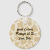 Porte-clés Surpris Porte - clé de vache (Verso)