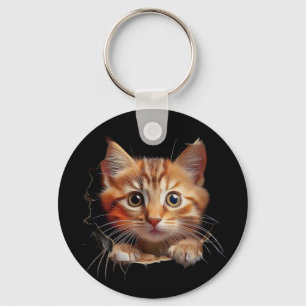 Porte-clés Surprise -- Un visage de chaton