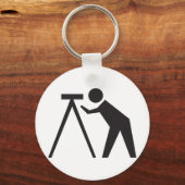 Porte-clés Surveillant foncier au travail (Recto)