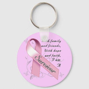 Porte-clés Survivant de cancer du sein