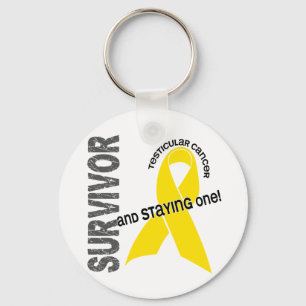 Porte-clés Survivant de cancer du testicule