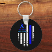 Porte-clés Survivant de l'hydrocéphalie Guerrier de sensibili (Recto)