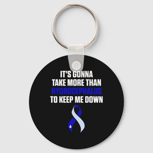 Porte-clés Survivant de l'hydrocéphalie Prendre conscience Gu (Recto)