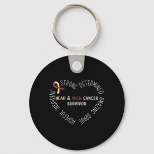 Porte-clés Survivant du cancer de la tête et du cou
