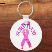 Porte-clés Survivant du cancer du sein (Recto)