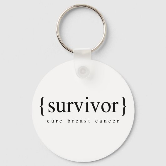 Porte-clés Survivant du cancer du sein (Recto)