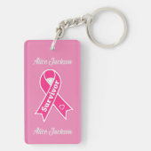 Porte-clés Survivant du cancer du sein (Dos)