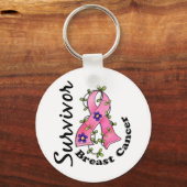 Porte-clés Survivant du cancer du sein 15 (Recto)
