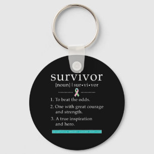 Porte-clés Survivant du cancer du sein métastatique