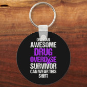 Porte-clés Survivant du guerrier de sensibilisation à la surd (Recto)