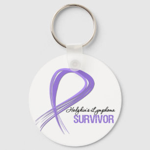 Porte-clés Survivant grunge de lymphogranulomatose maligne de