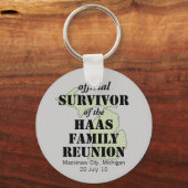 Porte-clés Survivant officiel de la Réunion familiale - Michi (Recto)