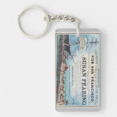 Porte-clés Susan Fearing navire clipper 1900 (Devant)