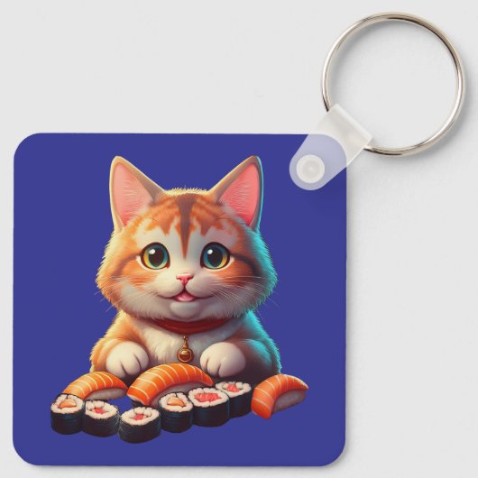 Porte-clés Sushi Cat (Dos)