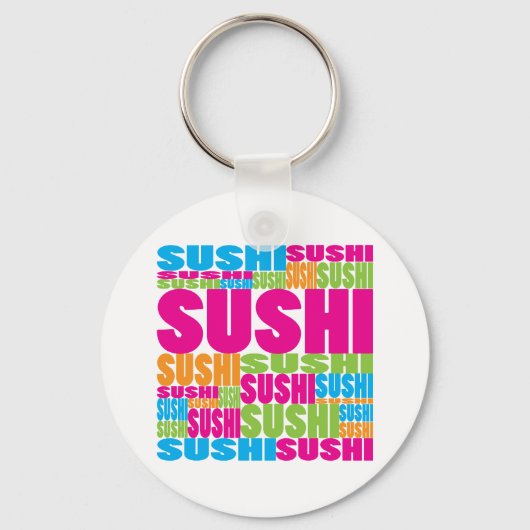Porte-clés Sushi coloré (Recto)