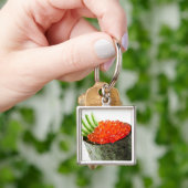 Porte-clés Sushi d'Ikura (oeufs de poisson saumonés) Gunkan (main)