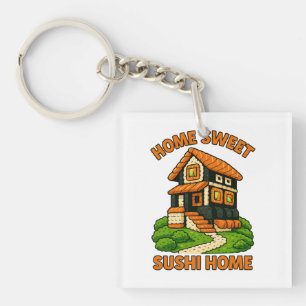 Porte-clés Sushi Maison Whimsical Foodie Cottage