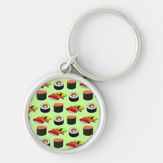 Porte-clés Sushi vert Wasabi (Devant)