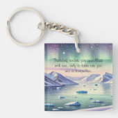 Porte-clés Svalbard, Norvège et Citation (Devant)