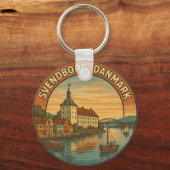 Porte-clés Svendborg Denmark Castle (Verso)
