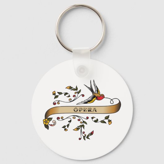 Porte-clés Swallow et Scroll avec Opera (Recto)