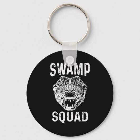Porte-clés Swamp Alligator Squad Reptile Gator Lovers Funny (Recto)