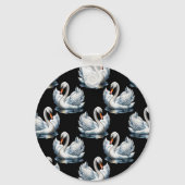 Porte-clés Swan Birds Design Motif (Verso)