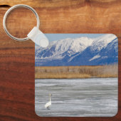 Porte-clés Swan et neige (Recto)