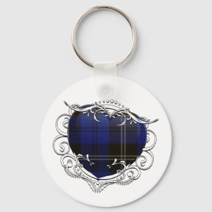 Porte-clés Swan Tartan Heart