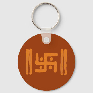 Porte-clés Swastika : Symbole religieux indien