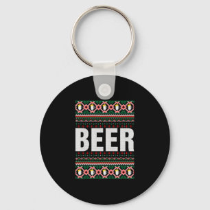 Porte-clés Sweat de Noël moche de bière
