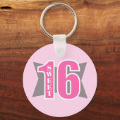 Porte-clés Sweet 16 (Art Déco) (Recto)
