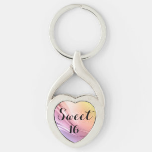Porte-clés Sweet 16 Heart Keychain