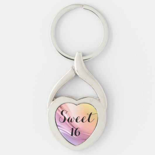 Porte-clés Sweet 16 Heart Keychain (Devant)