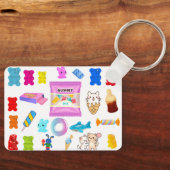 Porte-clés Sweet Candy Collage Acrylic Keychain (Recto)