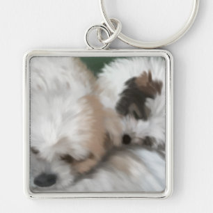 Porte-clés Sweet dogs,