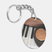 Porte-clés Sweet Harmony – Stroopwafel on Piano Key Holder (Devant gauche)