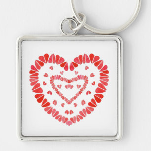 Porte-clés SWEET HEARTS Premium Carré Porte - clé