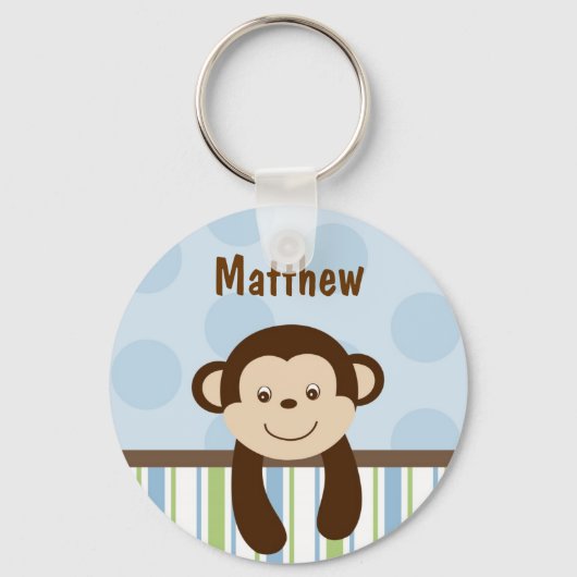Porte-clés Sweet Lil Monkey Porte - clé personnalisé (Recto)