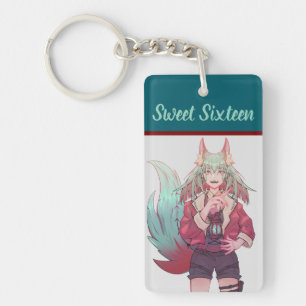 Porte-clés Sweet sixteen VTuber, anime