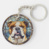 Porte-clés Sweet Staint Verre Anglais Bulldog (Dos)