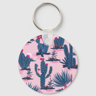 Porte-clés Sweet Summer Cactus Motif florissant