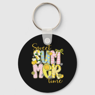 Porte-clés Sweet Summer Time Lemon Coquette Bow Family Vacati