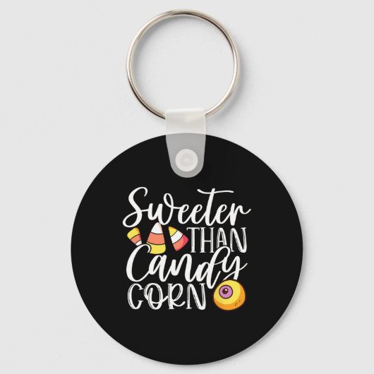 Porte-clés Sweet than Candy Corn Hilarious Halloween Candy Co (Recto)